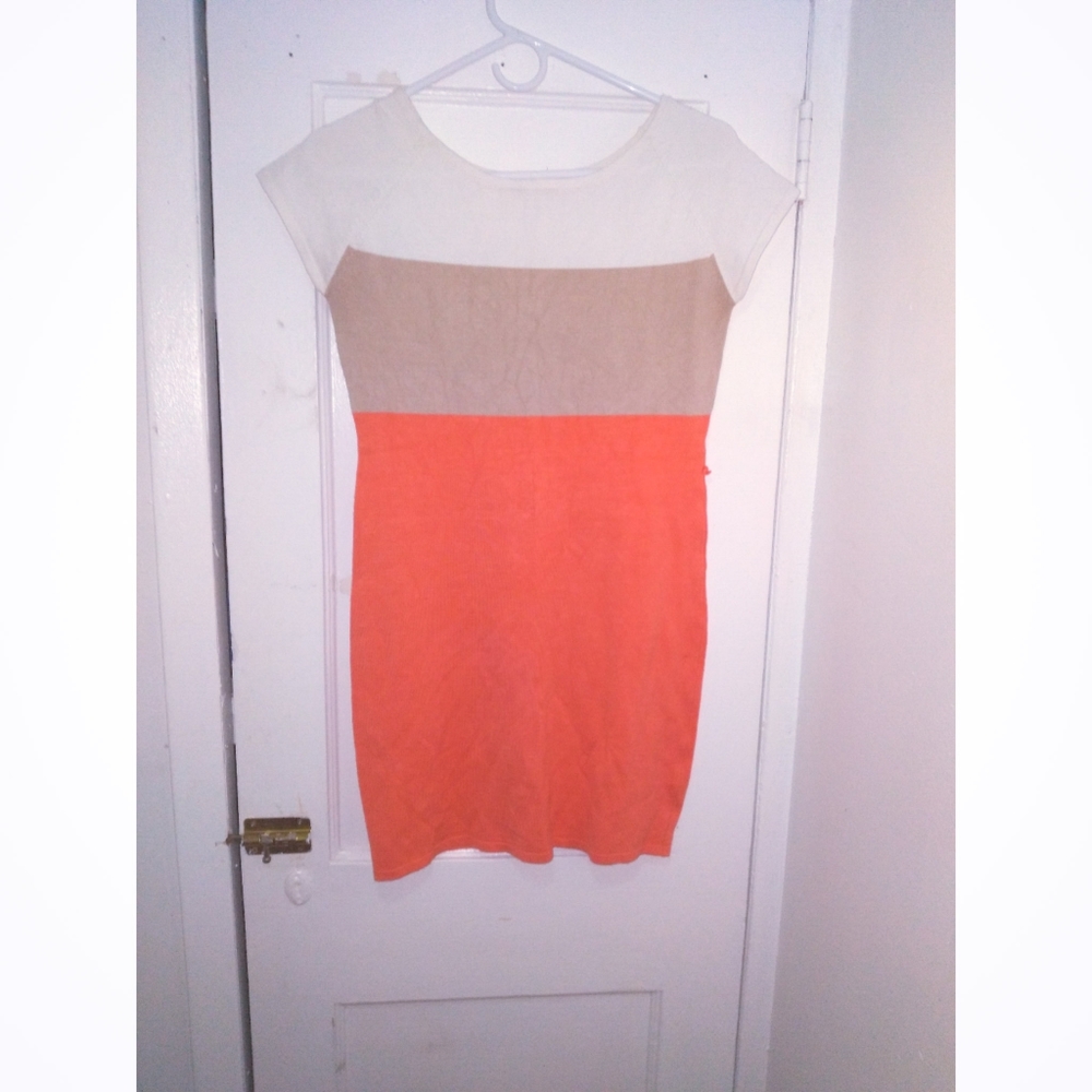 Colorblock Sweater dress